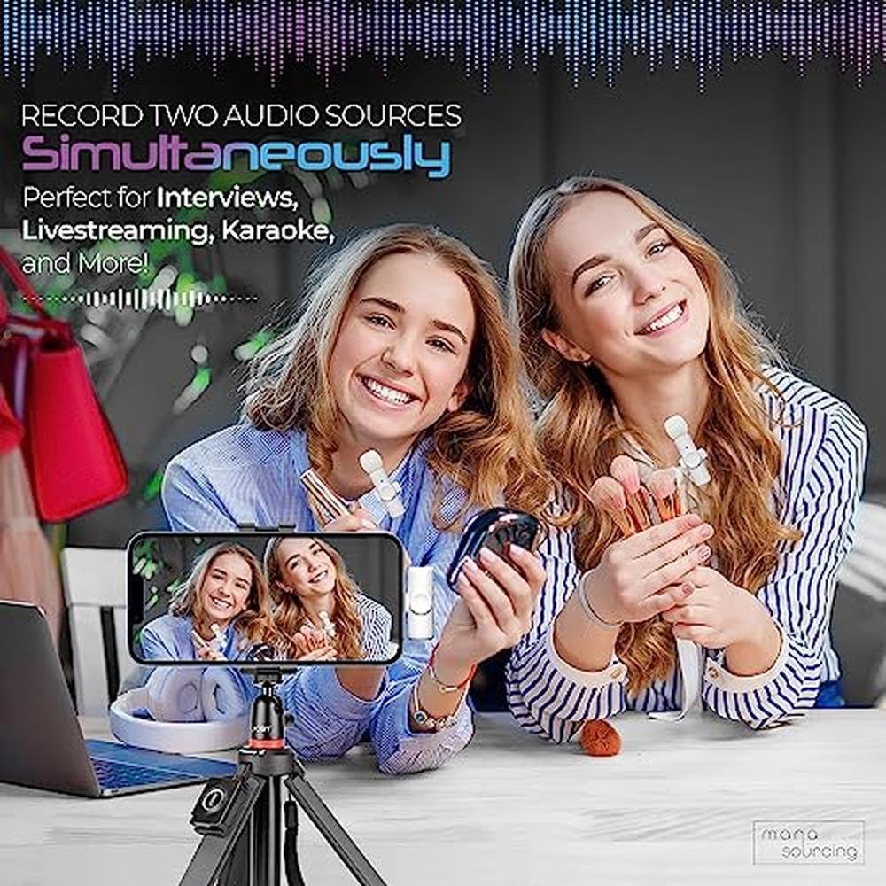 Mic Mana: MANA Wireless Lavalier Microphone With Active – Close-up Detail