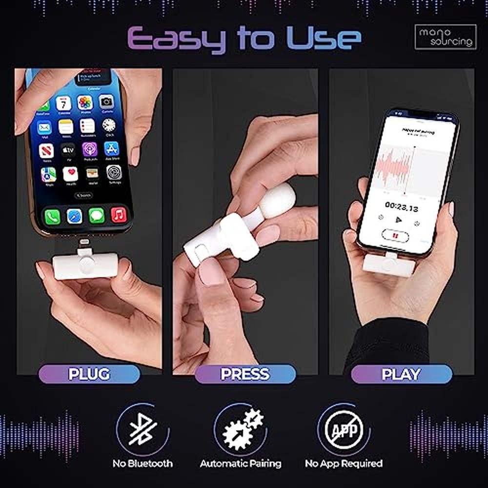 Mic Mana: MANA Wireless Lavalier Microphone With Active – Packaging