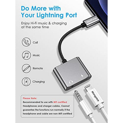 iPhone Adapter: Mangotek iPhone Headphone Adapter – Close-up Detail