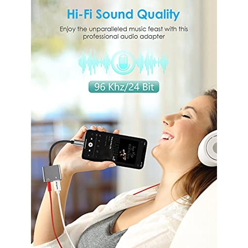 iPhone Adapter: Mangotek iPhone Headphone Adapter – In Use