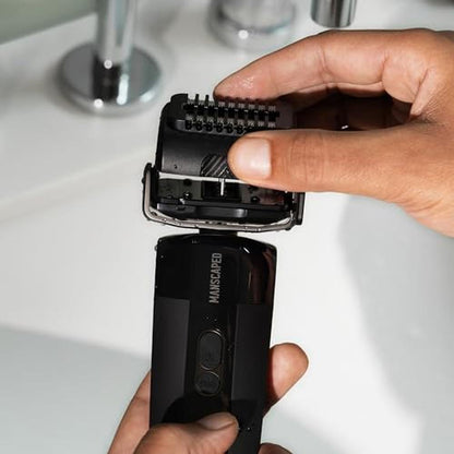 Blade Trimmer: MANSCAPED The Chairman PRO Mens Replacement – In Use