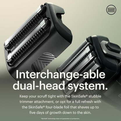 Face Shave: MANSCAPED The Chairman PRO Package Mens – In Use