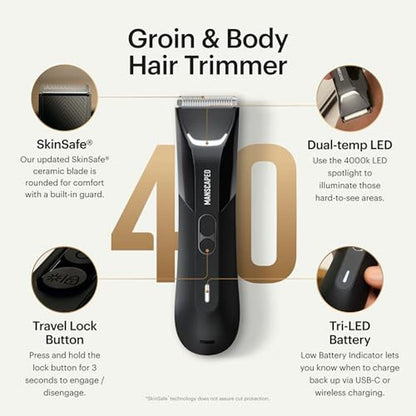 Trimmer Manscaped: MANSCAPED The Lawn Mower 4.0 PRO Groin – Side View