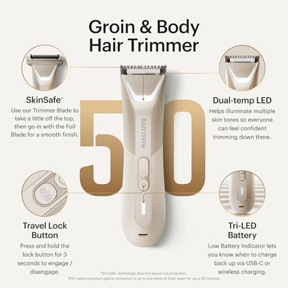 Trimmer Manscaped: MANSCAPED The Lawn Mower 5.0 Ultra Groin – Side View