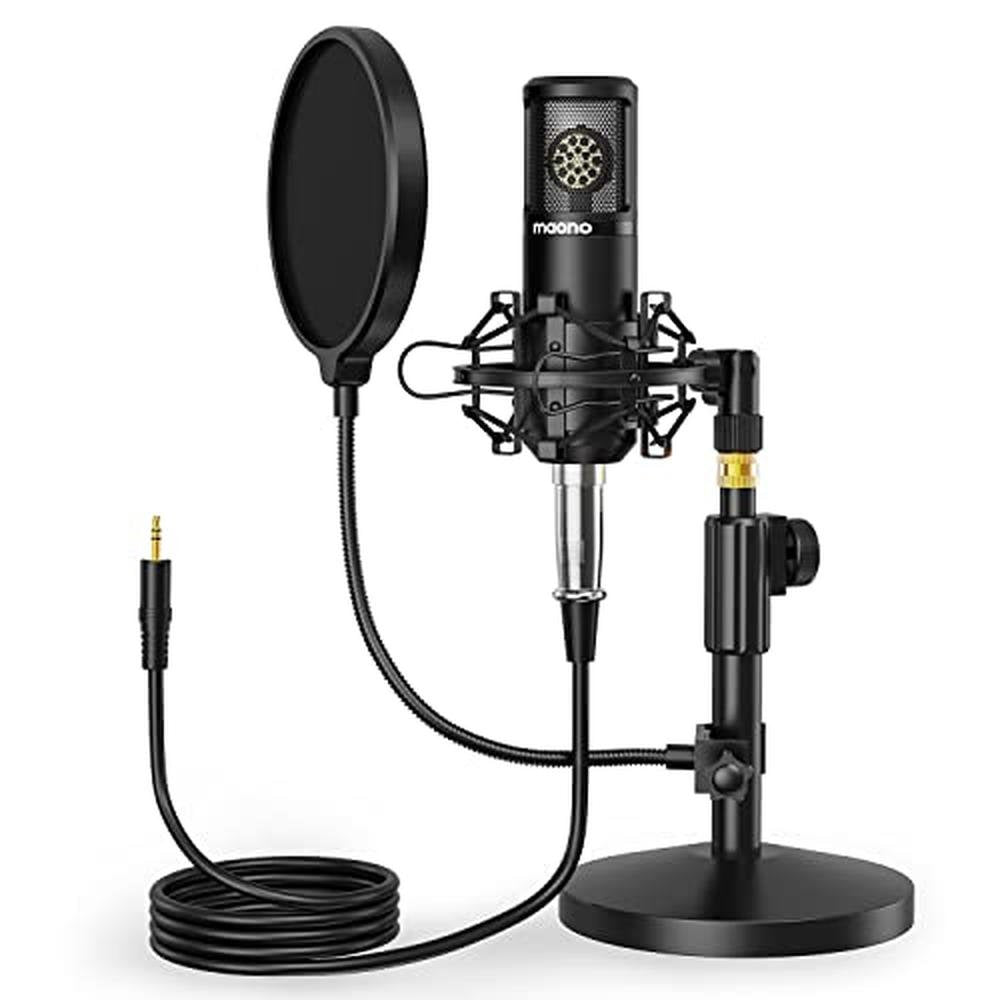 Condenser Studio: MAONO AU-PM325T Professional Cardioid – Front View