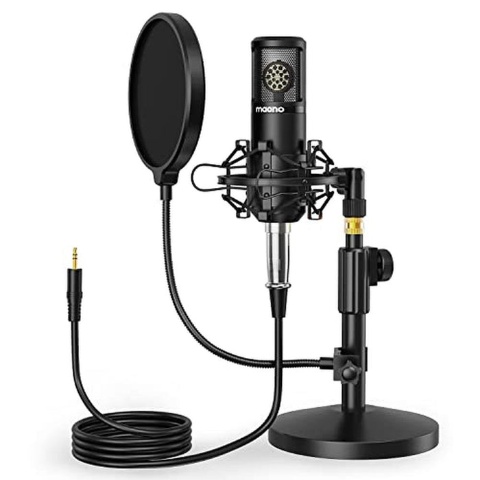 Condenser Studio: MAONO AU-PM325T Professional Cardioid – Front View