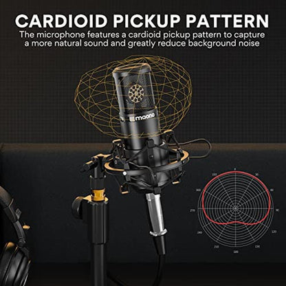 Condenser Studio: MAONO AU-PM325T Professional Cardioid – In Use