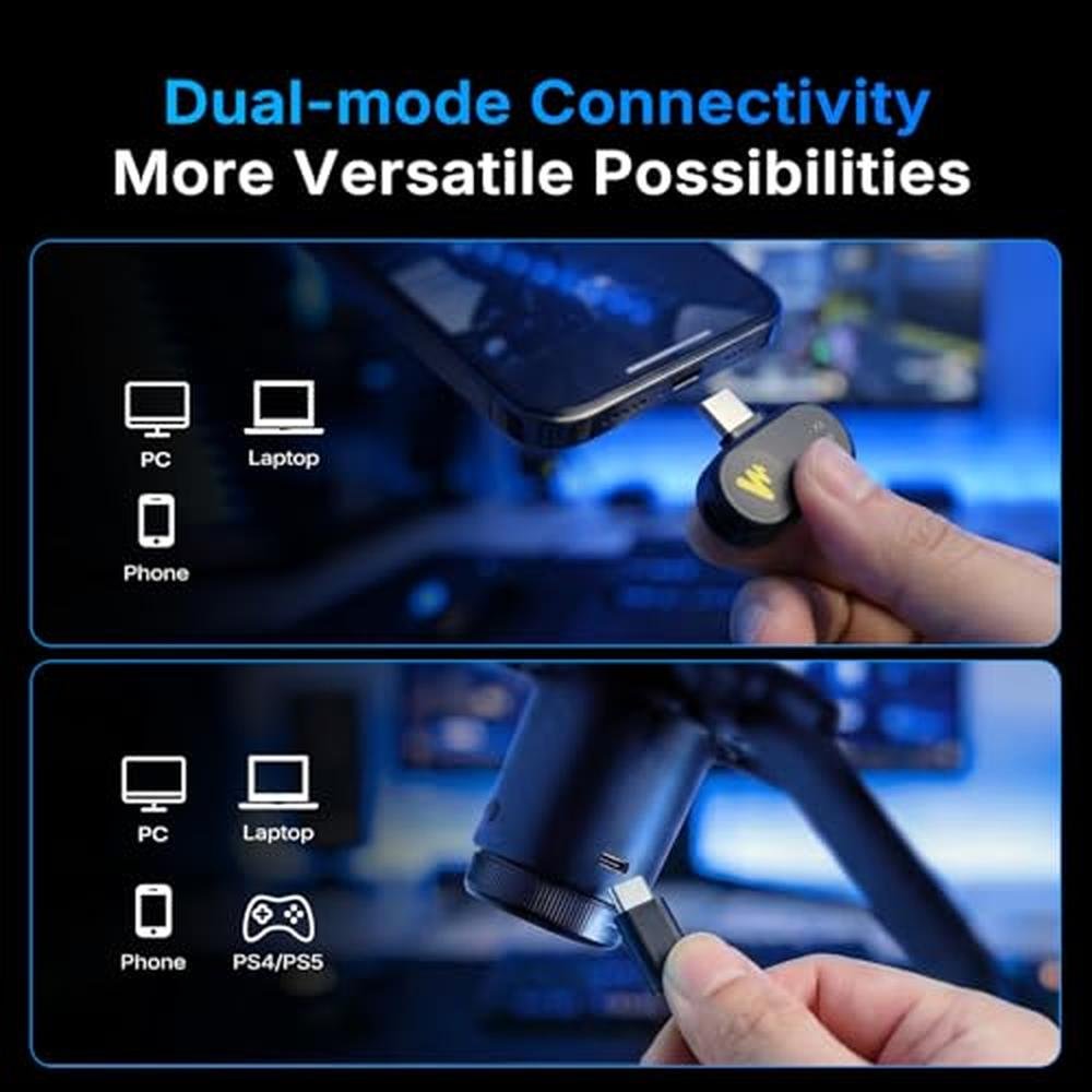 Condenser Mic: MAONO DGM20W Wireless Gaming Microphone – Close-up Detail