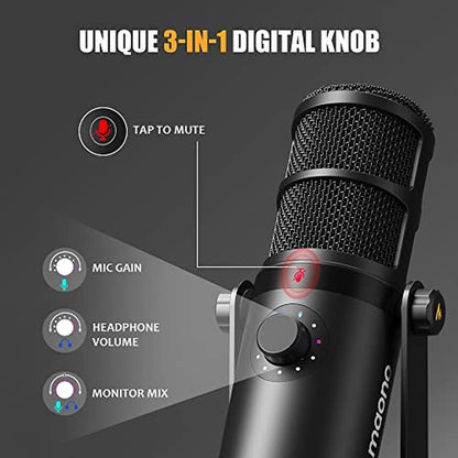 MAONO Dynamic Microphone: USB/XLR Podcast PC Microphone – Packaging
