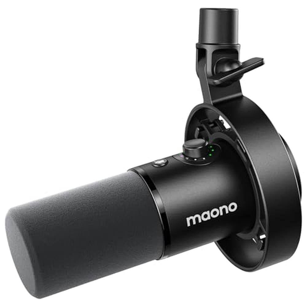 MAONO Dynamic Microphone-XLR USB Podcast Recording Mic: for – Front View