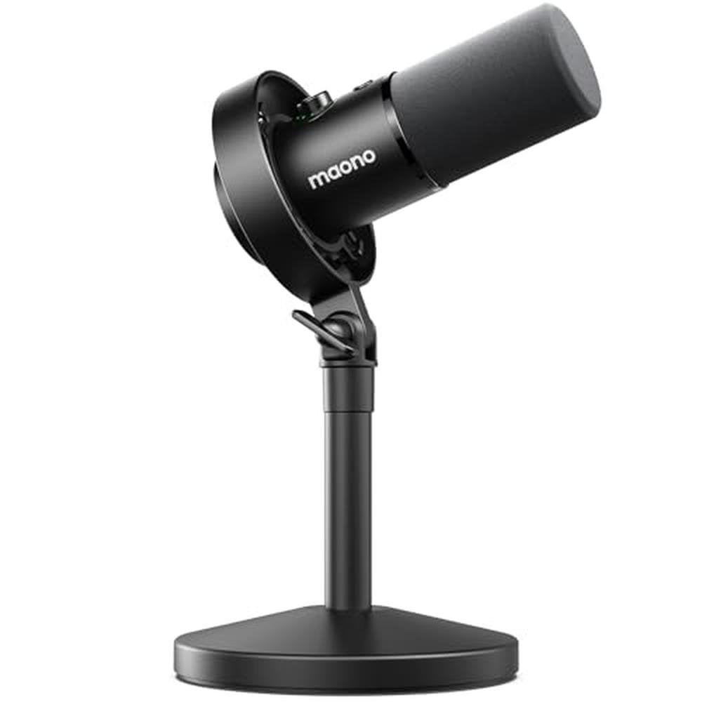 MAONO Dynamic Microphone-XLR USB Podcast Recording Mic: for – Front View