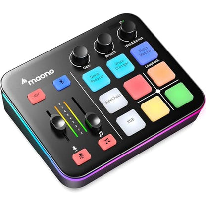 Gaming Audio Mixer: MAONOCASTER G1 NEO Premium Audio – Front View