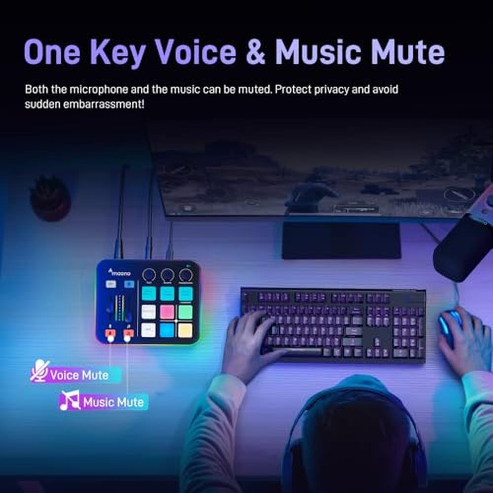 Gaming Audio Mixer: MAONOCASTER G1 NEO Premium Audio – Packaging
