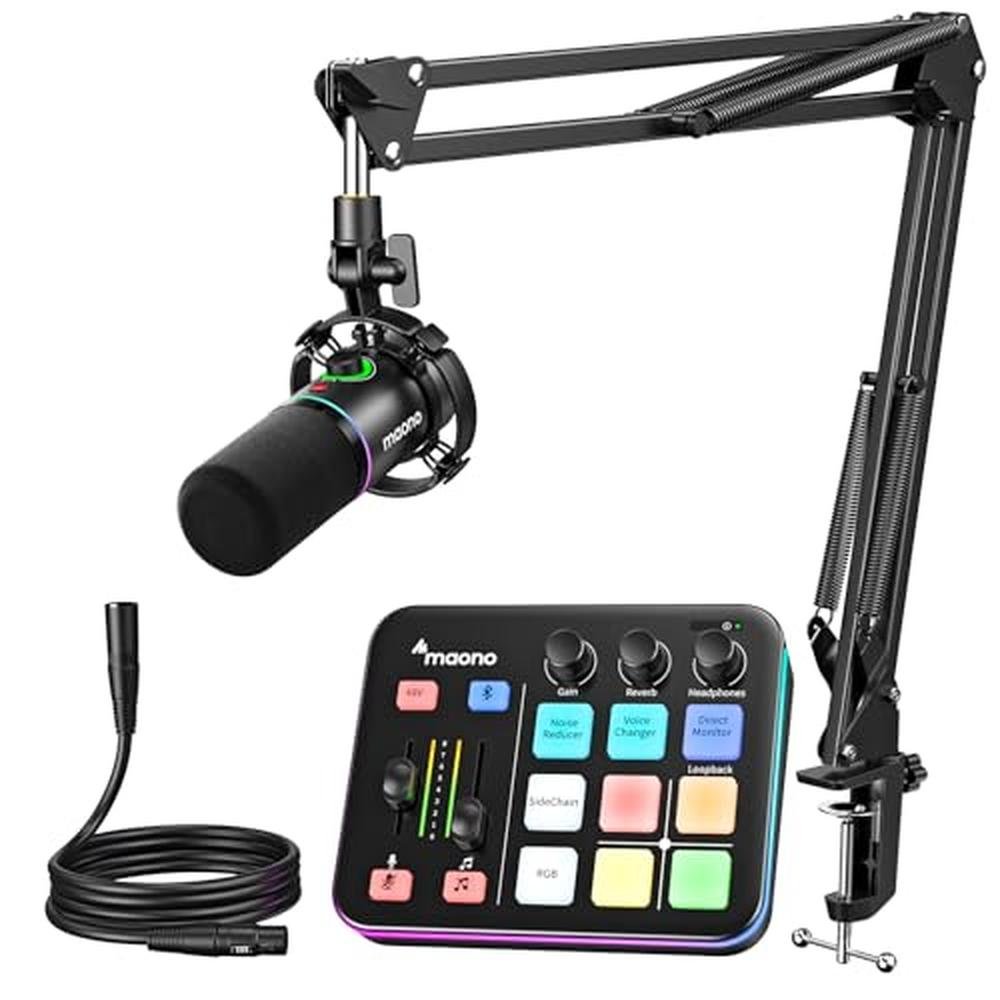Streaming Maono: MAONO MaonoCaster PD200XS G1 NEO – Front View