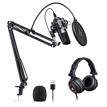 MAONO Microphone: MAONO A04H 192kHz/24bit Vocal Condenser – Front View