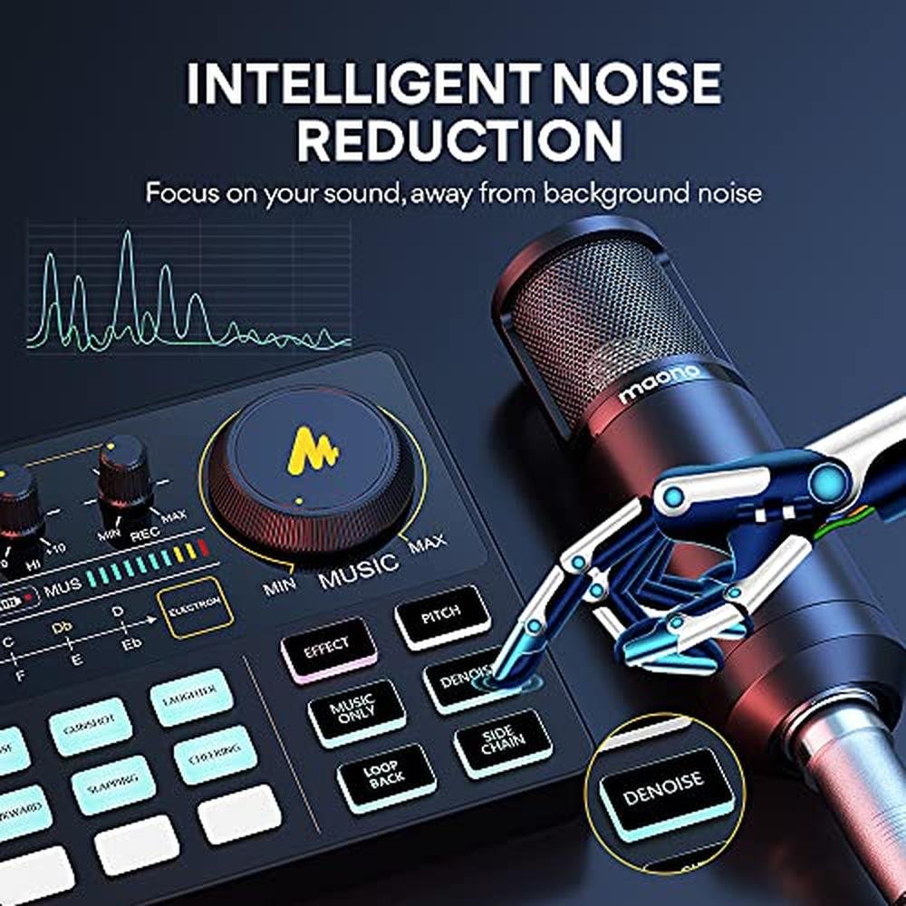 Podcast Maono: Maono AU-AM200-S6 Black Maonocaster Lite – In Use