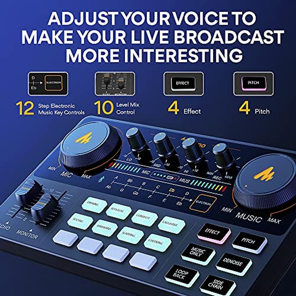 Podcast Maono: Maono AU-AM200-S6 Black Maonocaster Lite – Packaging