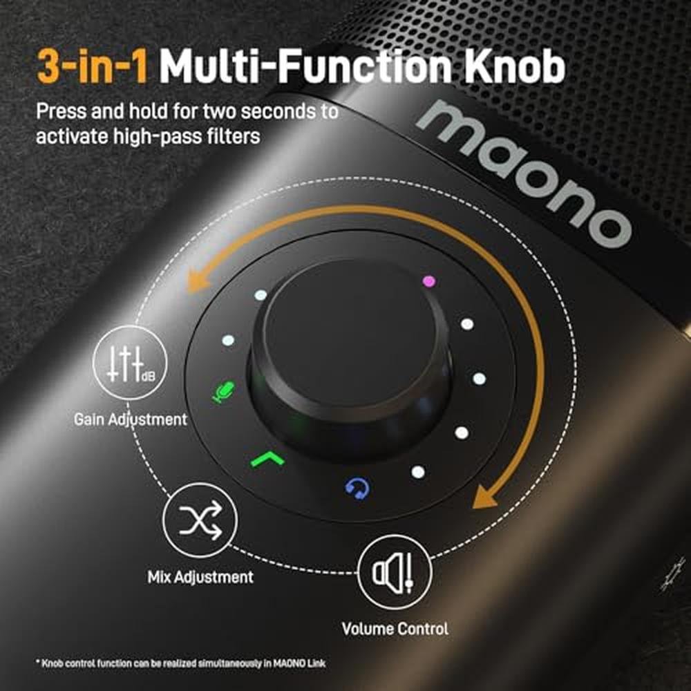 MAONO Condenser Microphone: MAONO PM450 USB Studio Mic with – In Use