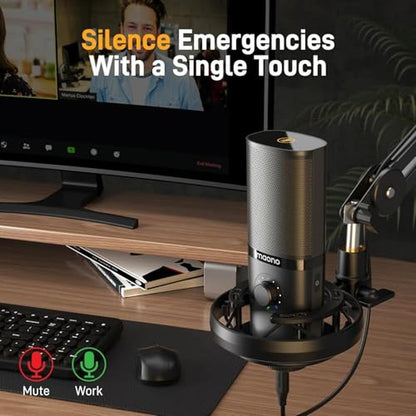 MAONO Condenser Microphone: MAONO PM450 USB Studio Mic with – Packaging