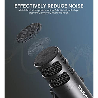 MAONO USB Dynamic Microphone: Podcast Recording Microphone – Packaging