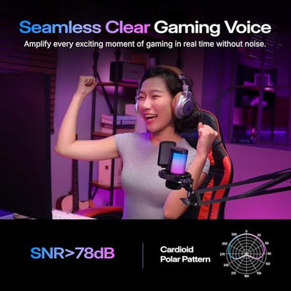 Mic Maono: Maono USB Gaming Microphone Noise Cancellation – In Use