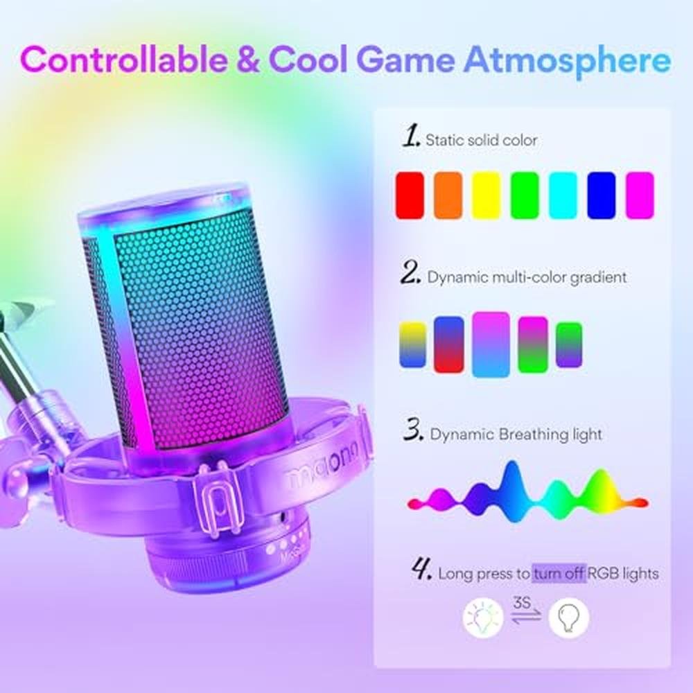 Microphone Maono: MAONO DGM20S USB Gaming Microphone with – Close-up Detail