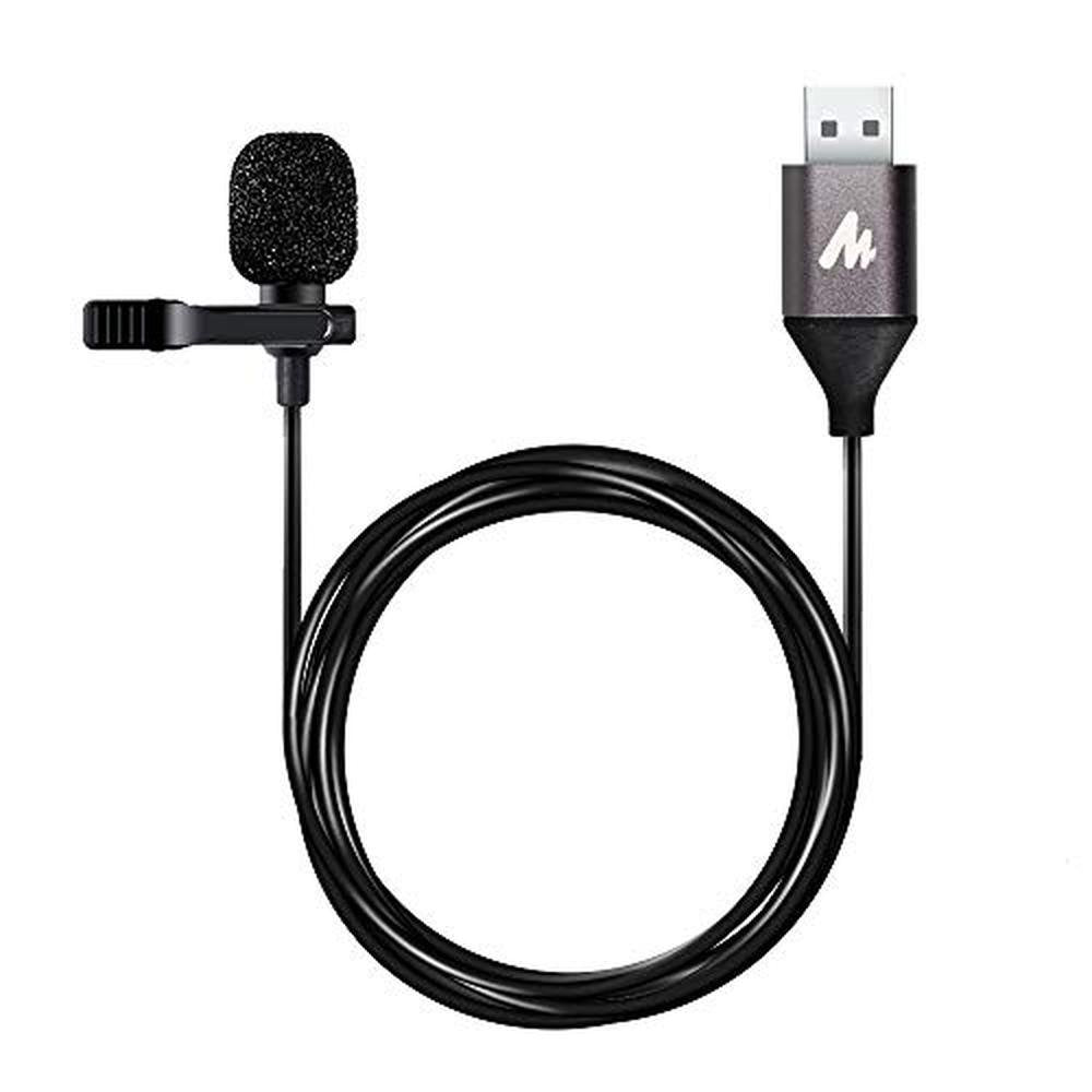 Maono Lavalier Microphone: Maono AU-100 High-End – Front View