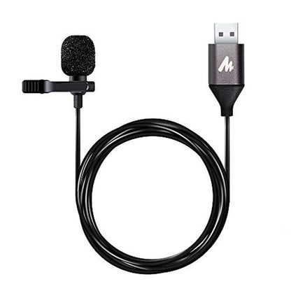 Maono Lavalier Microphone: Maono AU-100 High-End – Front View