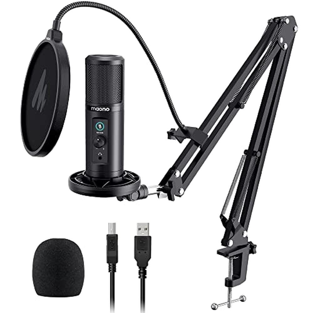 MAONO USB Microphone: Professional Computer Condenser Mic – Front View