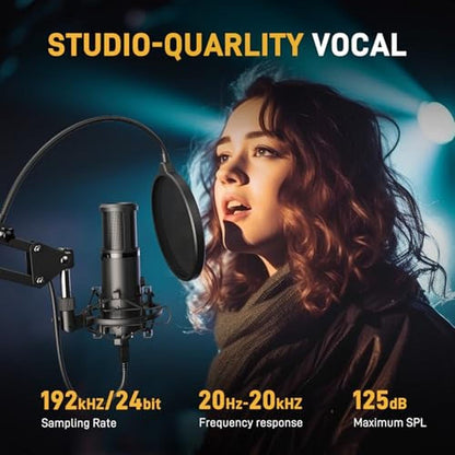 Microphone MAONO: MAONO PM421 Professional Condenser – Side View