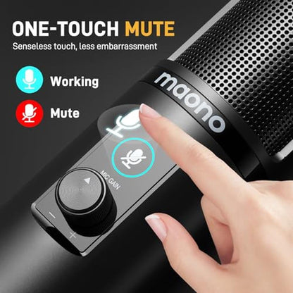 Microphone MAONO: MAONO PM421 Professional Condenser – In Use