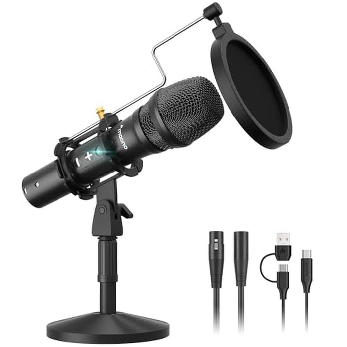 Maono XLR: Maono HD300T Dynamic Microphone – Front View