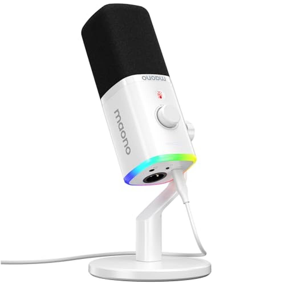 MAONO USB/XLR Podcasting Microphone for PC – Front View