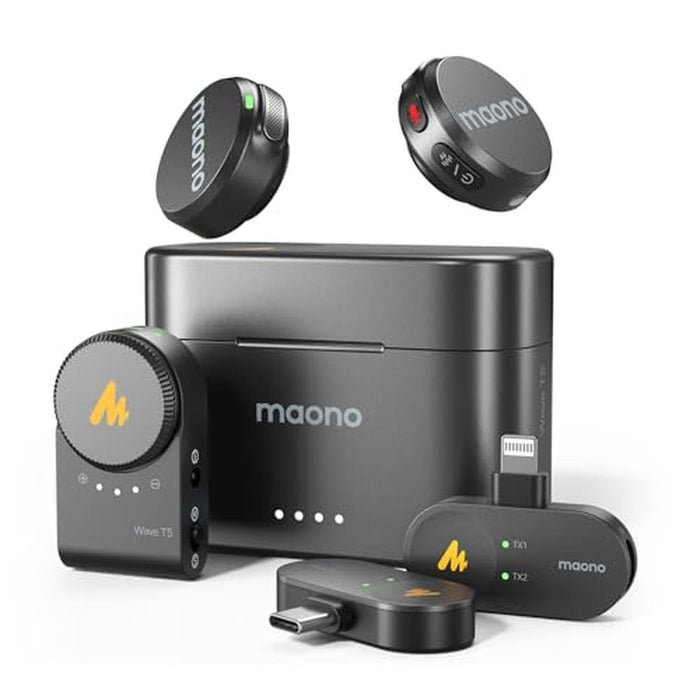 MAONO Wireless Lavalier Microphone – Front View