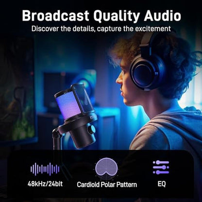 Mic Maono: Maono DM40 Wireless Microphone for PC Gaming and – Packaging
