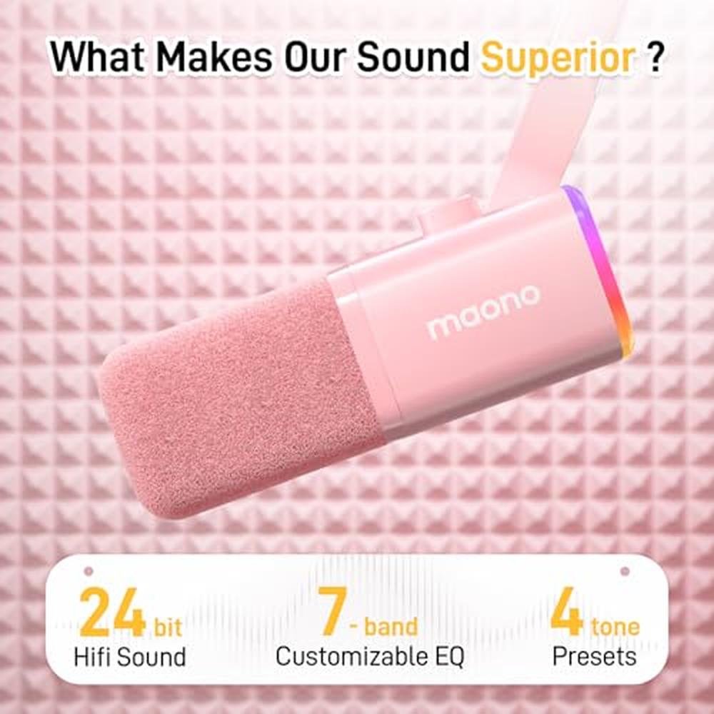 MAONO XLR/USB Gaming Microphone for PC – Side View