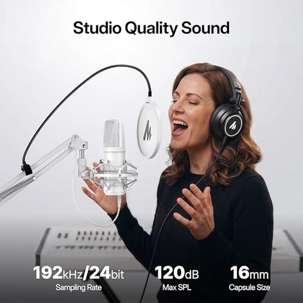 MAONO XLR/USB Podcast Condenser Microphone – In Use
