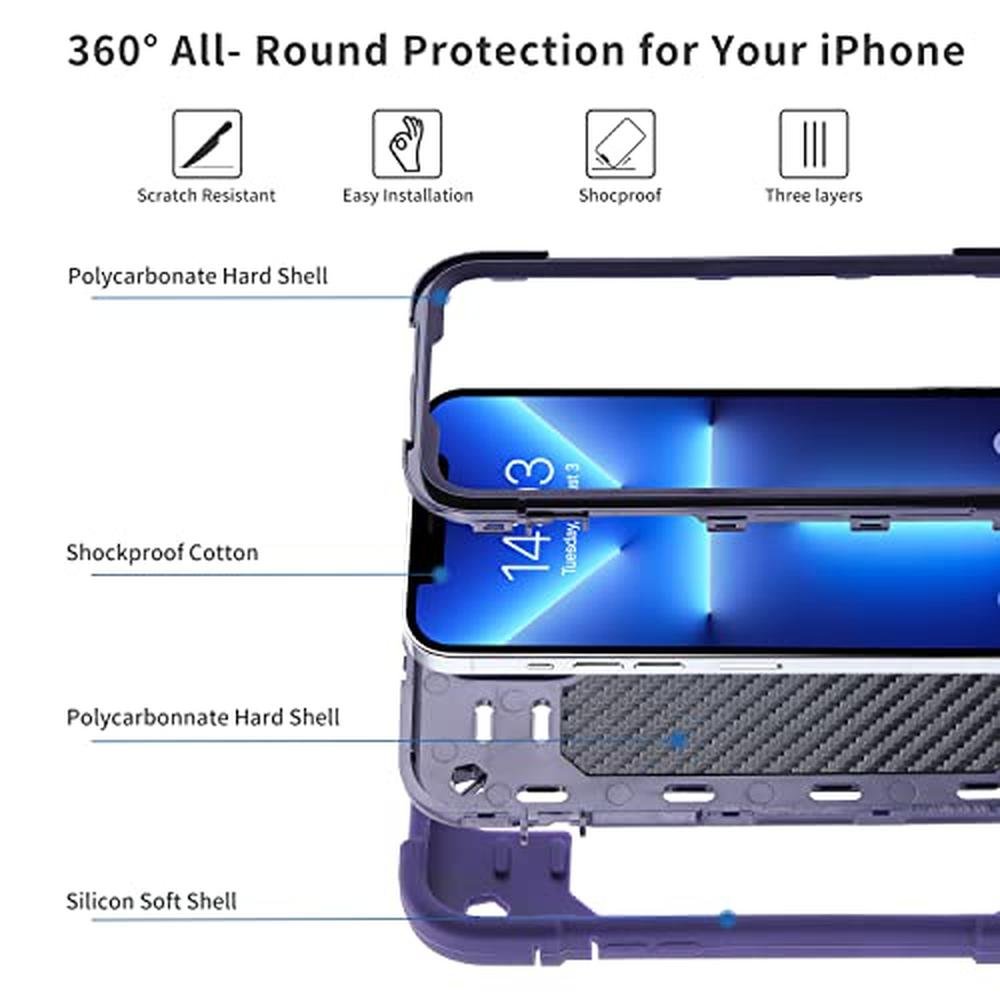 iPhone 13 Pro Max Case: MARKILL 6.7 Inch Military Grade – Side View