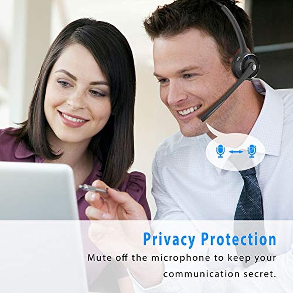 Headset Marnana: Marnana Bluetooth Trucker Wireless Headset – In Use