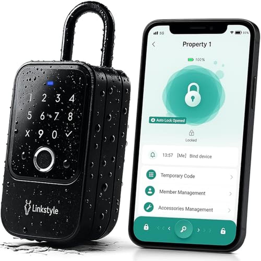 Matrix II Smart Key Lock Box: LINKSTYLE WiFi Hub 2.4GHz – Front View