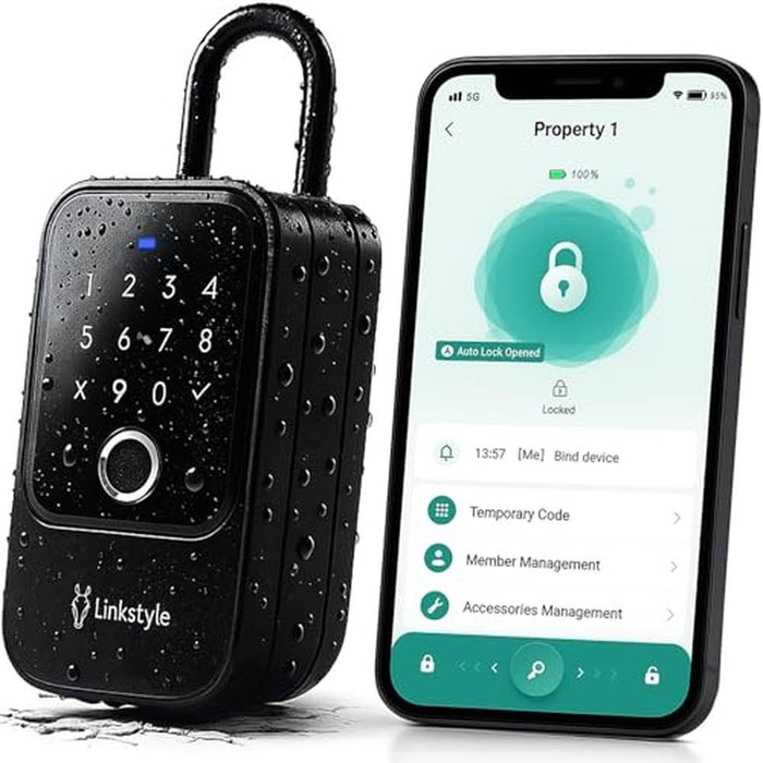 Matrix II Smart Key Lock Box: LINKSTYLE WiFi Hub 2.4GHz – Front View