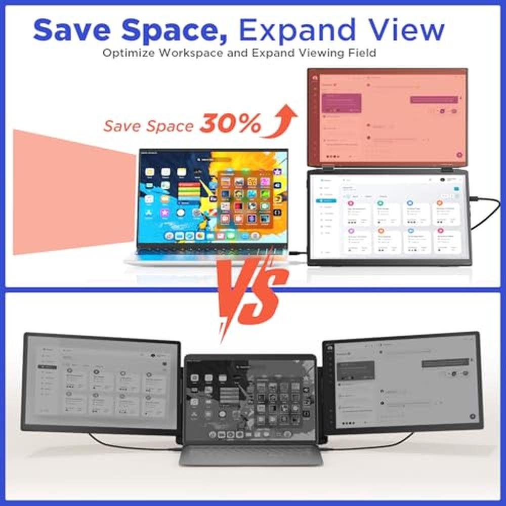 Laptop Dual Monitor: Maxfree 15.6 FHD 1080p Portable – Close-up Detail