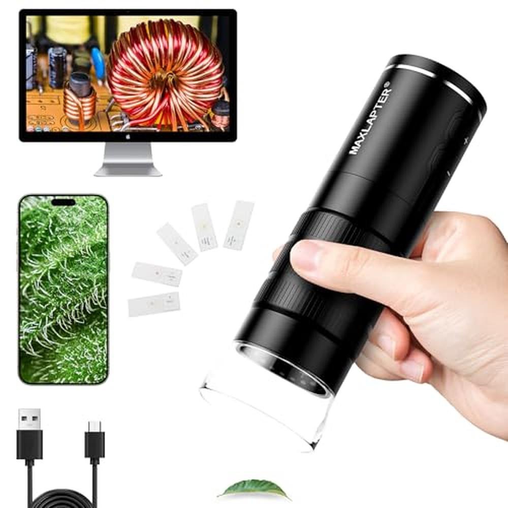 Microscope Digital: MAXLAPTER Wireless Digital Microscope – Front View