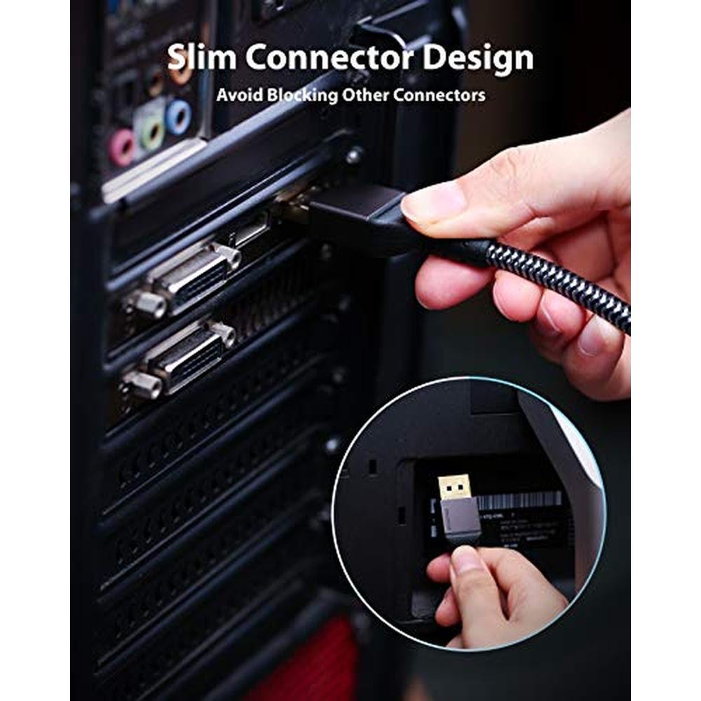 Maxonar 8K DisplayPort Cable 1.4 – Packaging