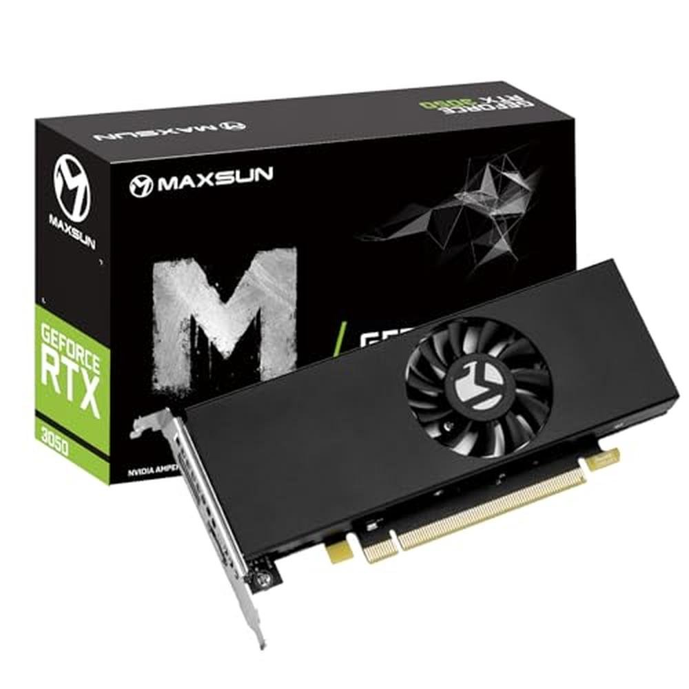 Graphics Maxsun: Maxsun GeForce RTX 3050 6GB Graphics Card – Front View