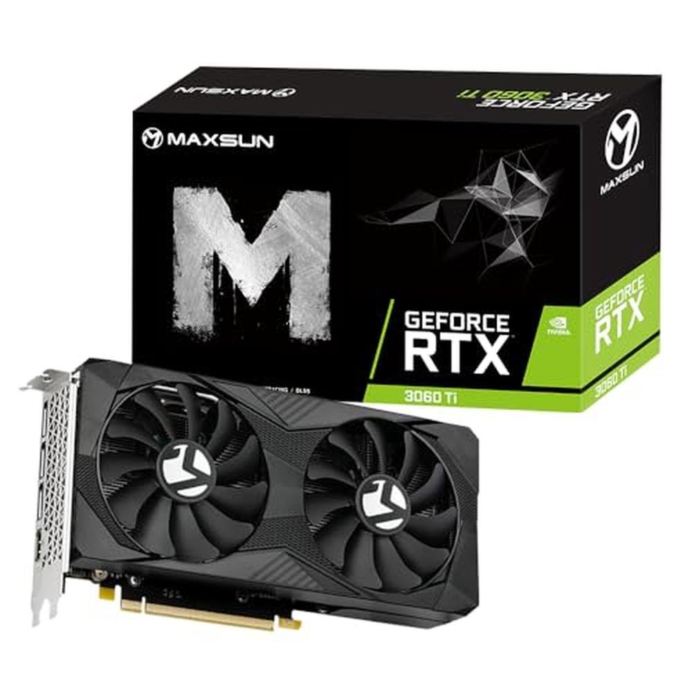 Graphics Gaming: Maxsun GeForce RTX 3060 Ti OC Edition – Front View