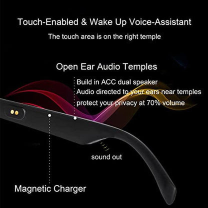 Glasses Bluetooth: Meagtlva Smart Glasses for Men – In Use