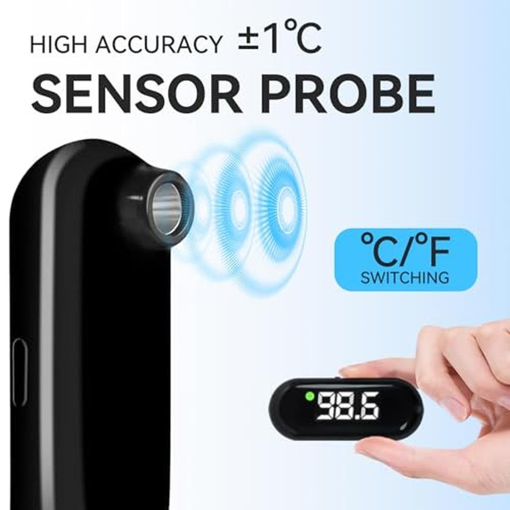 Thermometer Medical: Medical Forehead Thermometer – Side View