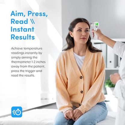 Thermometer Medical: Heavy Duty Touchless Infrared Forehead – Packaging