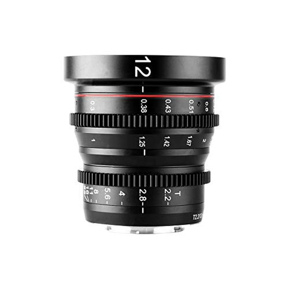 Meike 12mm T2.2 Manual Focus Wide Angle Fixed Prime Cinema – Front View